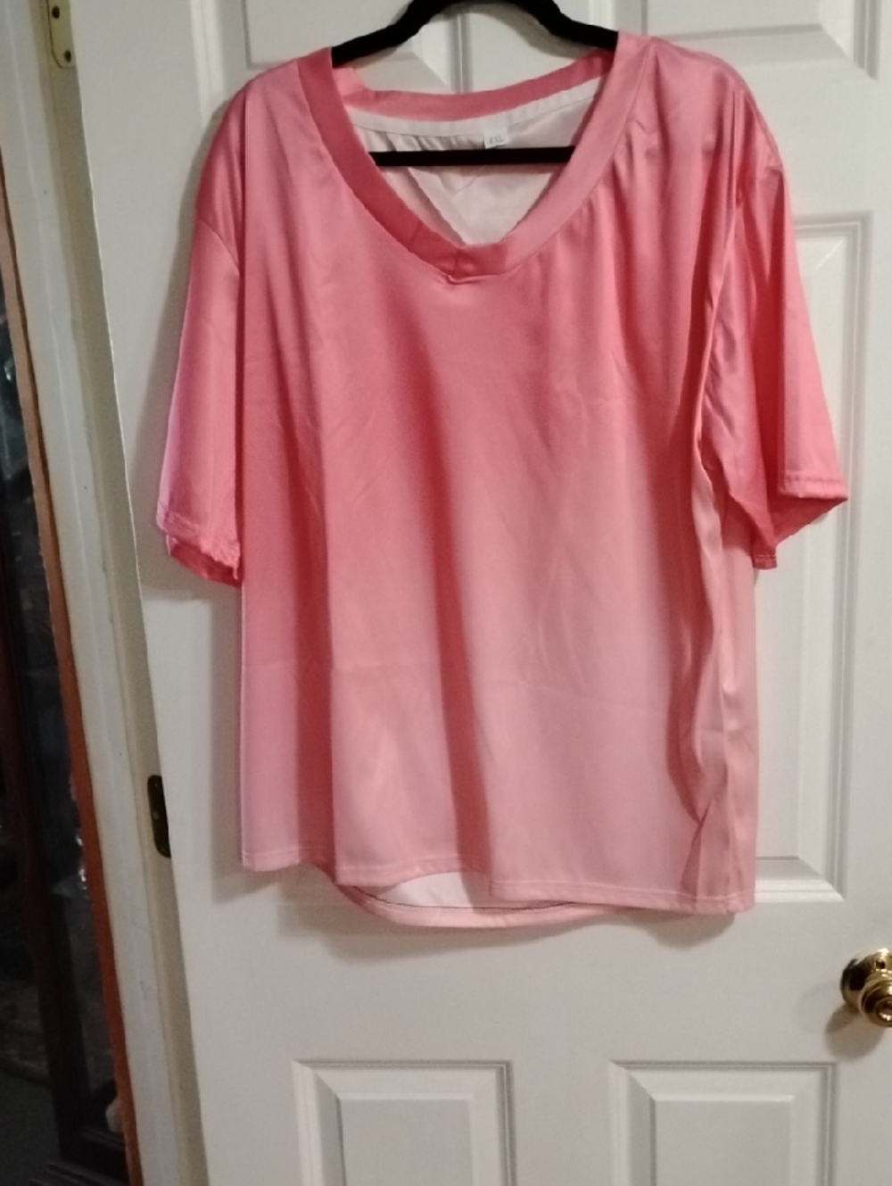 Women’s Casual V-Neck Pink Top
